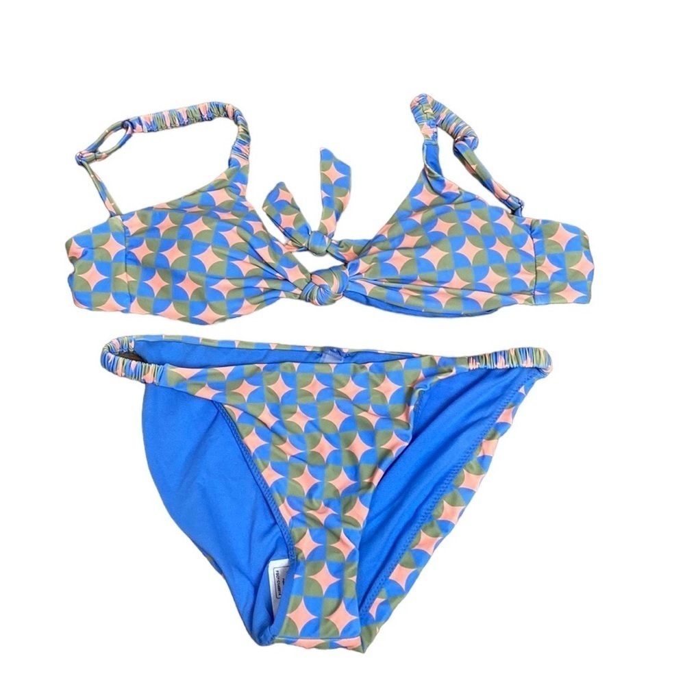 Raisins geo print bikini